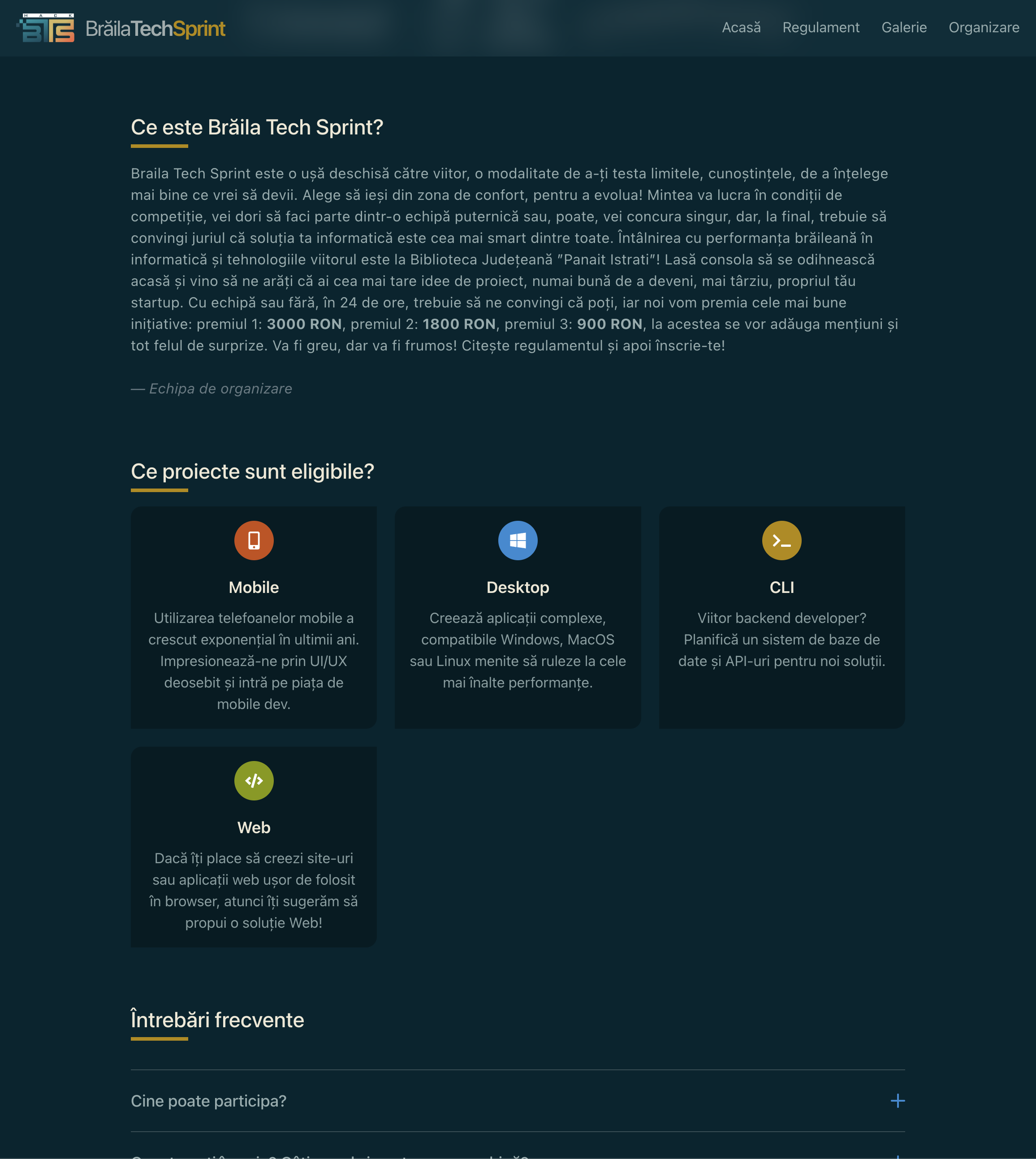 Braila Tech Sprint